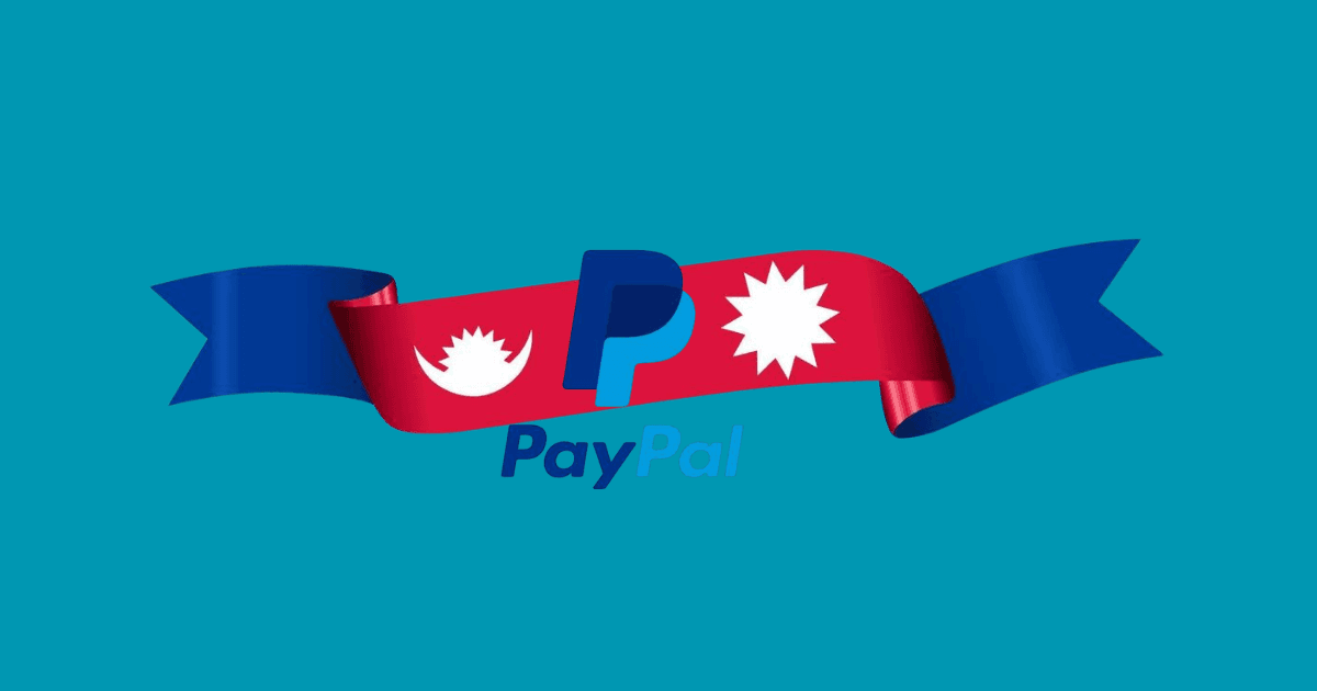 Paypal logo in Nepali flag.